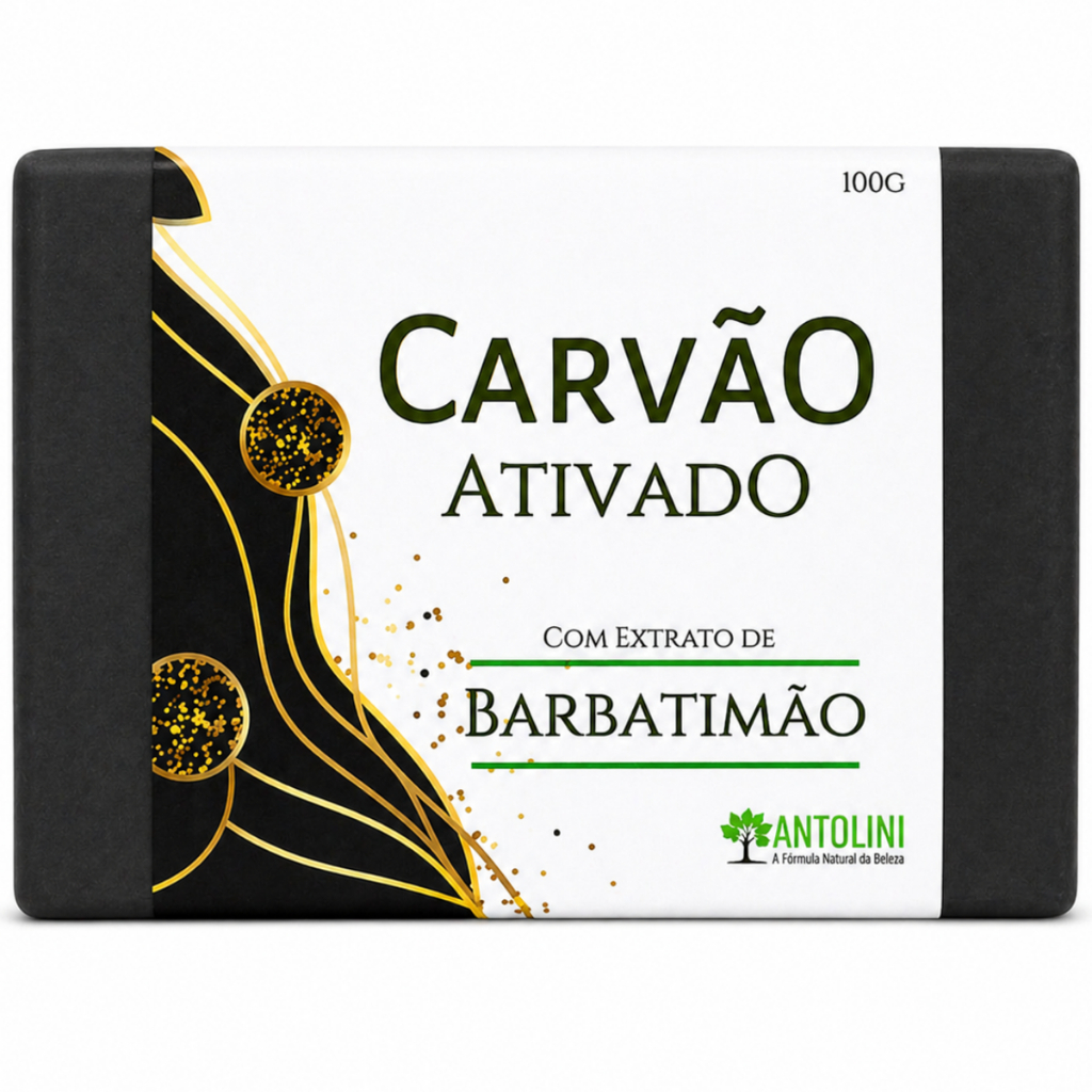 Sabonete Carvão Ativado Facial Melaleuca Pele Oleosa Cravos Espinhas 100g