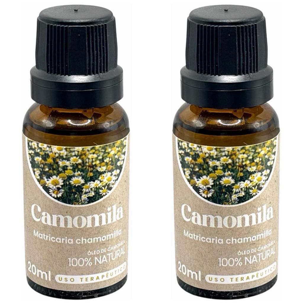 Óleo de Camomila BioSencia 20ml Vegetal | Massagem Relaxante e Bem-Estar Noturno 100% Natural