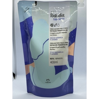 Refil Hidratante Noturno Todanoite Chá de Camomila e Lavanda