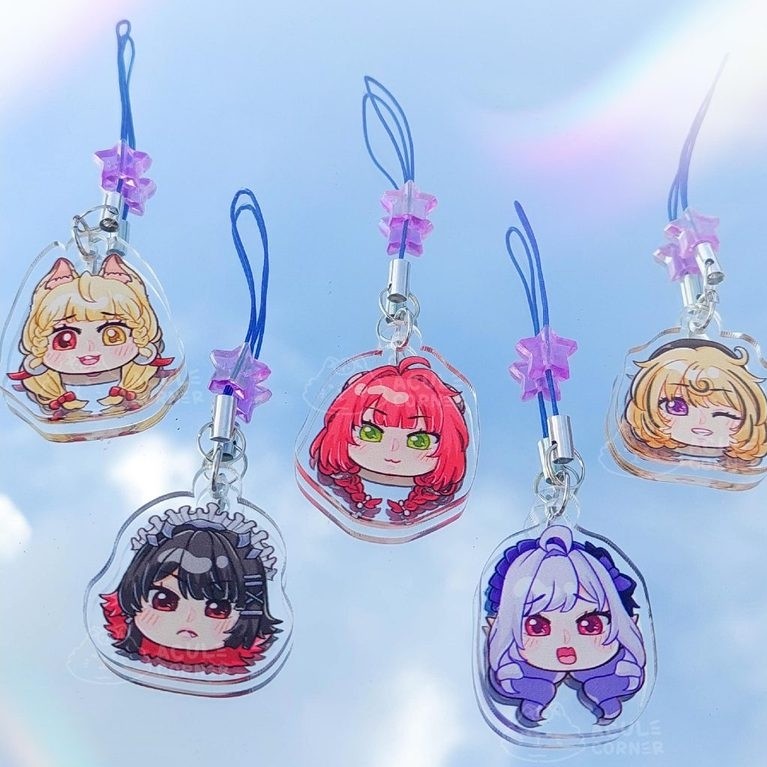Canto ACULE-Fanmerch Zenless Zone Zero Alice Ellen Yuzuha Yidhari Vivian Phonestrap