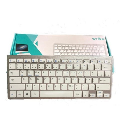 Teclado Bluetoot P/ iPad iPhone iMac Macbook Pc Tablet