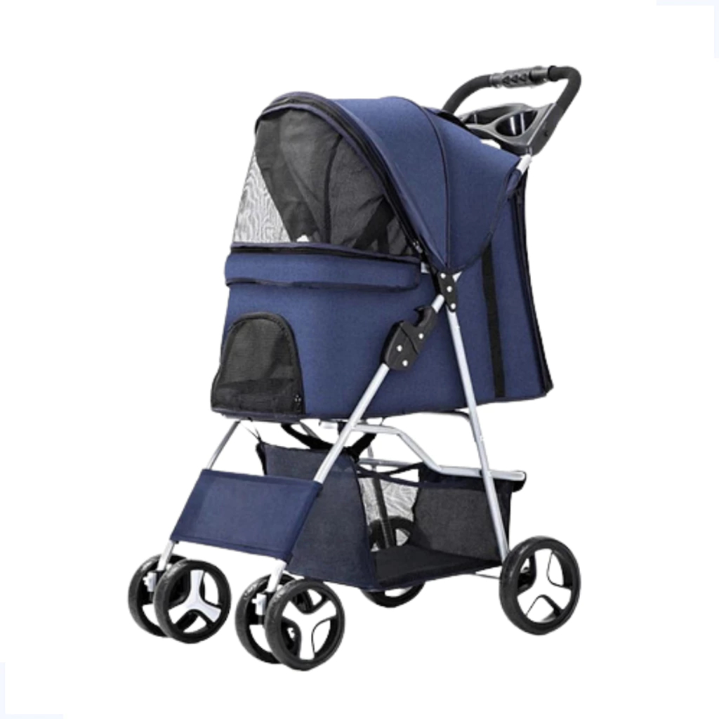 VITOPAW carrinho para pets,Carrinho de Passeio Pet Cachorro Gato 20kg Dobrável Transporte