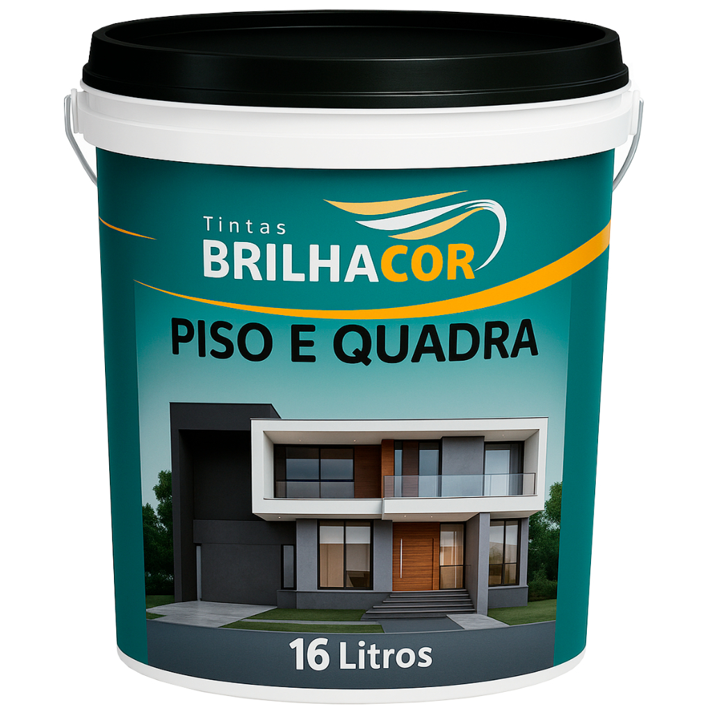 Tinta Acrílica Brilhacor Fosca 16L Alta Cobertura Para Parede Interna Externa Secagem Rápida Durável