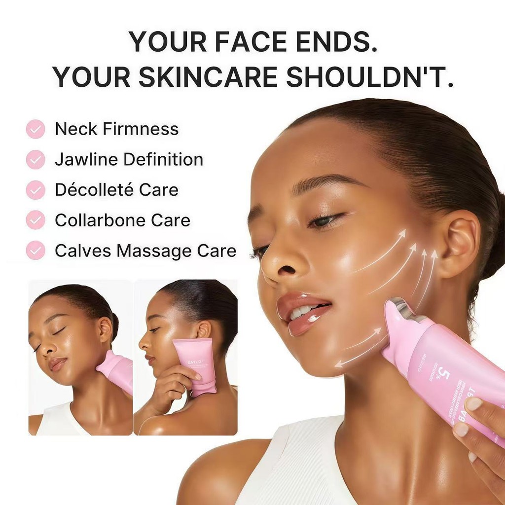 Conjunto De Cuidados Com A Pele De Colágeno PDRN Gua Sha , Multi Bálsamo 10g + 60 Adesivos Para Os Olhos + Creme Pescoço