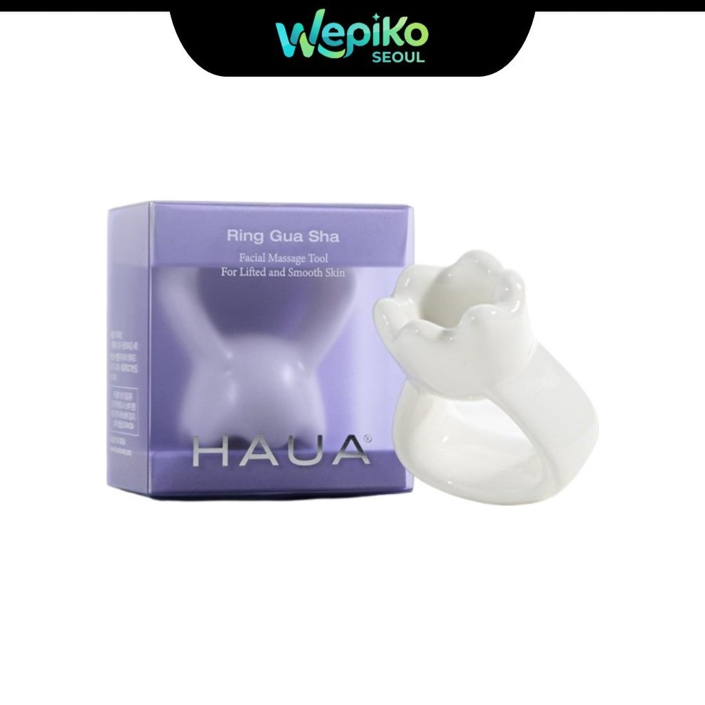 HAUA Ring Gua Sha , Massageador Multiuso De Cerâmica Natural Premium , Rosto E Corpo