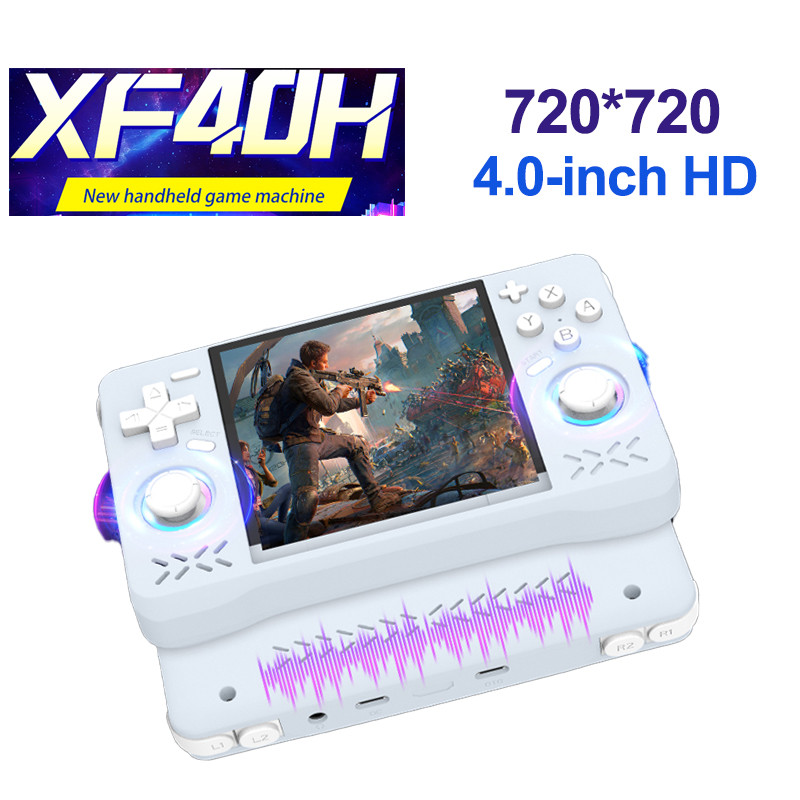 XF40H Retro Portátil Console De Videogame Linux 4.0'IPS Tela Pocket Games Player