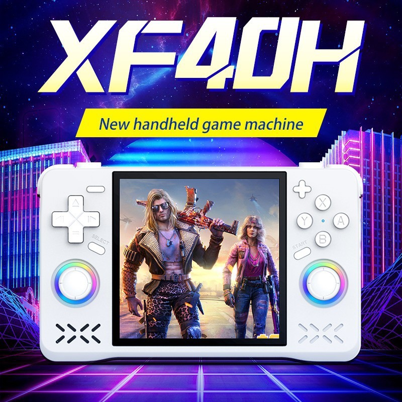 XF40H Retro Console De Jogos Portátil Linux 4.0'Tela IPS De Bolso Para Presente De Videogame