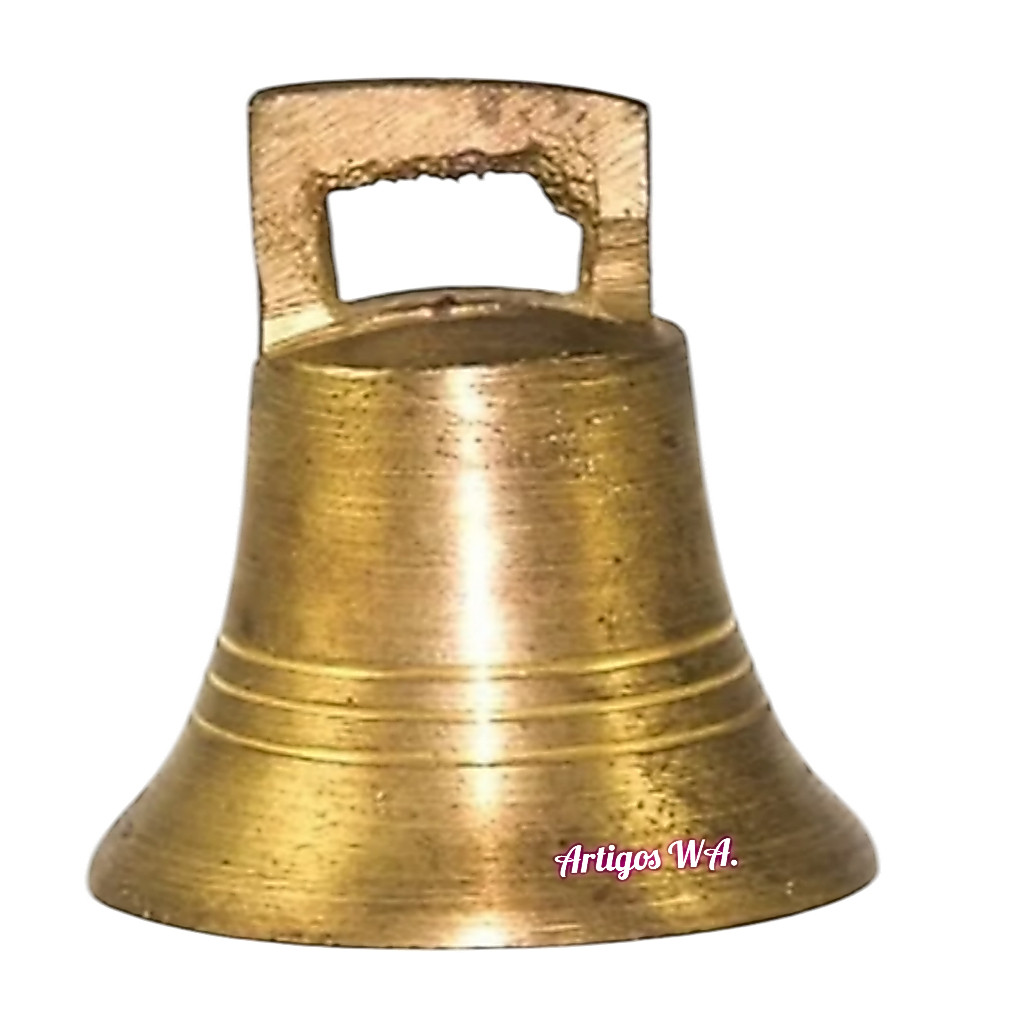 Sino Artesanal de varios tamanhos latão, inox e de metal MELHOR PREÇO envio imediato tamanhos na descrição
