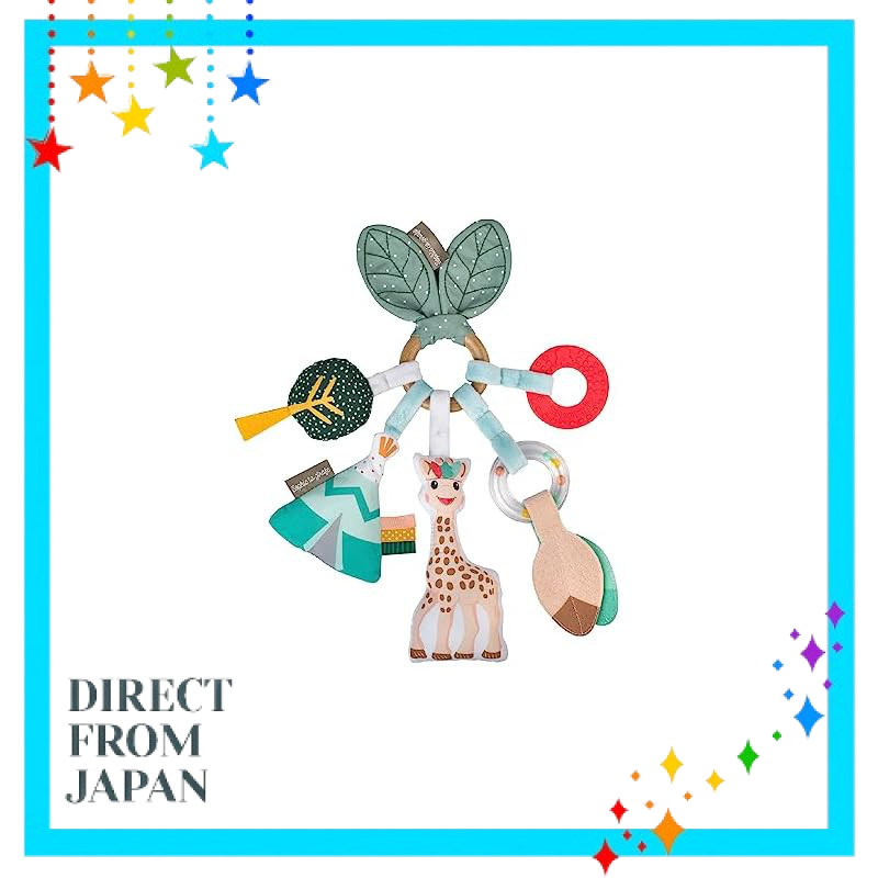 Activity Ring Sophie the Giraffe [Japan Official Product] Vulli Rattle Toy Suitable for 3 Months and Up, Infant Toy for