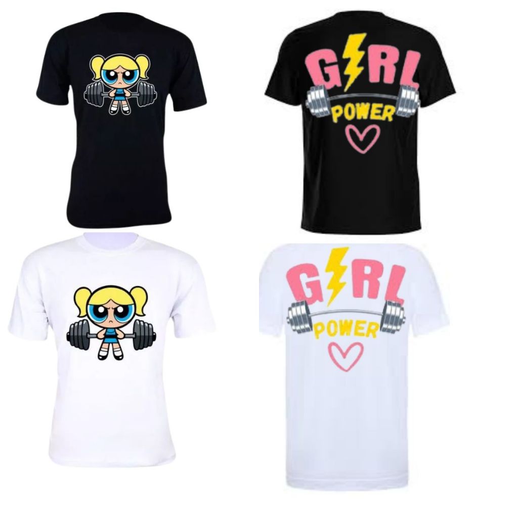 Camiseta Super poderosa Lindinha Power Girl – Energia e Estilo em Uma Só Peça