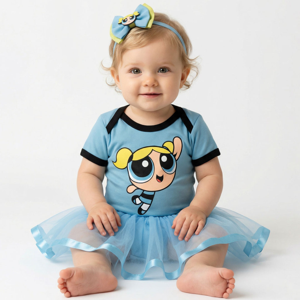 Body Infantil Bebê Meninas super poderosas Mesversario docinho, lindinha, florzinha Rápido Promoção