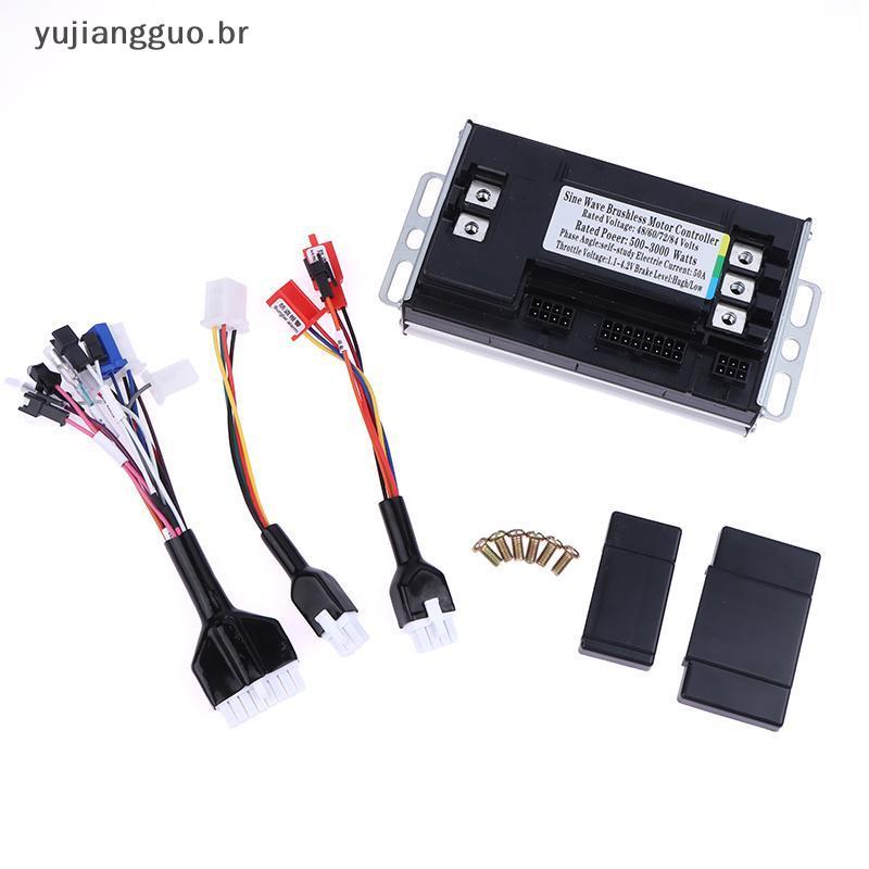 # Novo Controlador De Onda Senoidal De Três Modos 48V 60V 64V 72V 500W 3000W 1500W E-bike Brushless Moter DC Controller
