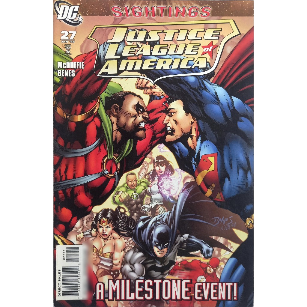 Hq DC Justice League of America 27 - Importada - 2009