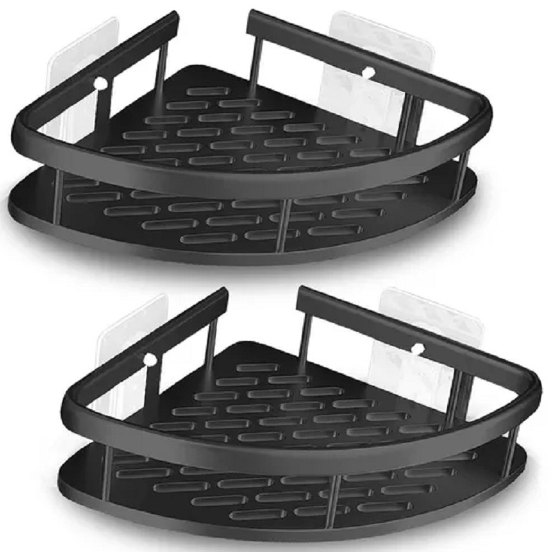 Suporte Banheiro De Canto Parede Inox Adesivo