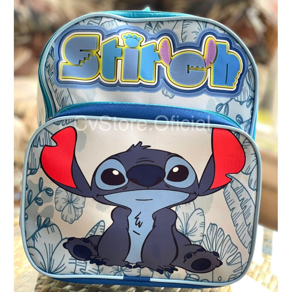 Mochila Infantil Lilo e Stitch Edição Especial SUPER PROMOÇÃO Escolar De Costas Passeio Escola Para Meninas Rosa & Azul Escolinha Creche Menina Desenho Animado Mini Diva Baby Influencer Tendência Kids Criança Lançamento Limitada Material Volta As Aulas
