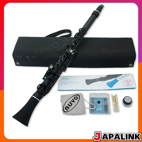 Clarinete NUVO Clarineo 2.0 N120CL em tom de Dó, totalmente à prova d'água, instrumento de sopro de plástico (inclui es