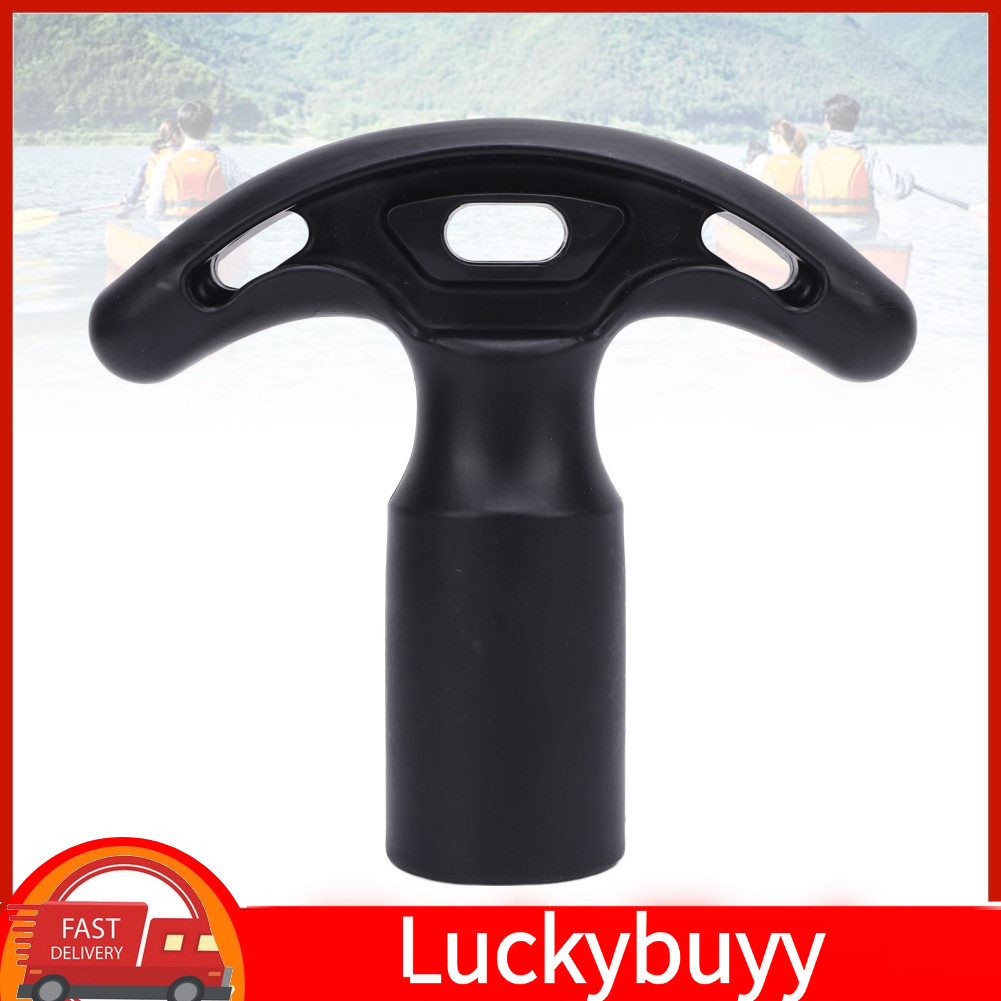 Luckybuyy-br Focket barco paddle grip universal anti deslizamento canoa alça para 1.1in caiaque t remos acessório