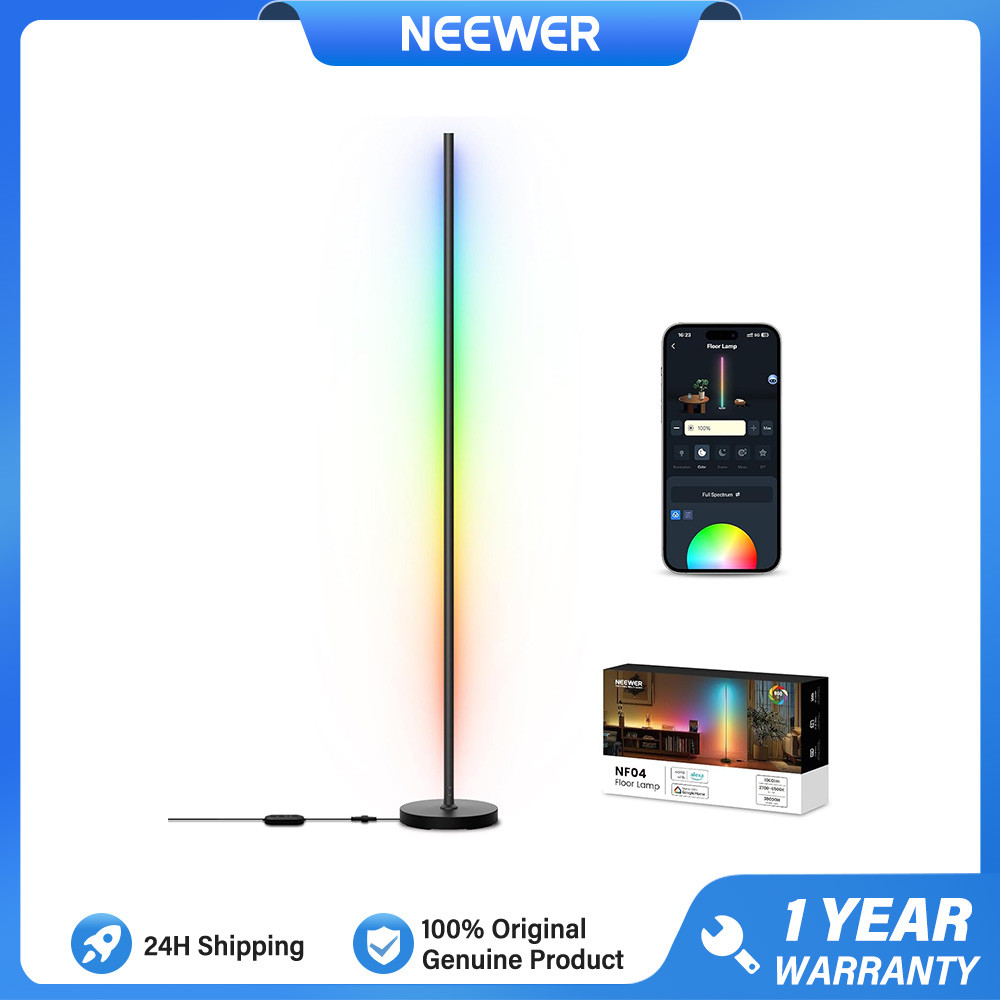 NEEWR NF04 1000lm Smart RGBW Candeeiro De Pé De Canto Com Controle De APP E Design AI