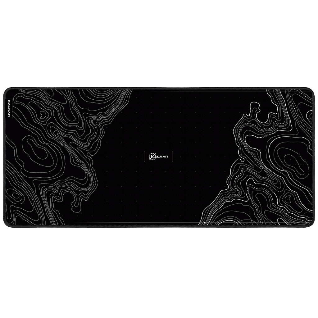 Mousepad Gamer Kalkan Strata Extended Preto Speed Tecido 900x400x4mm