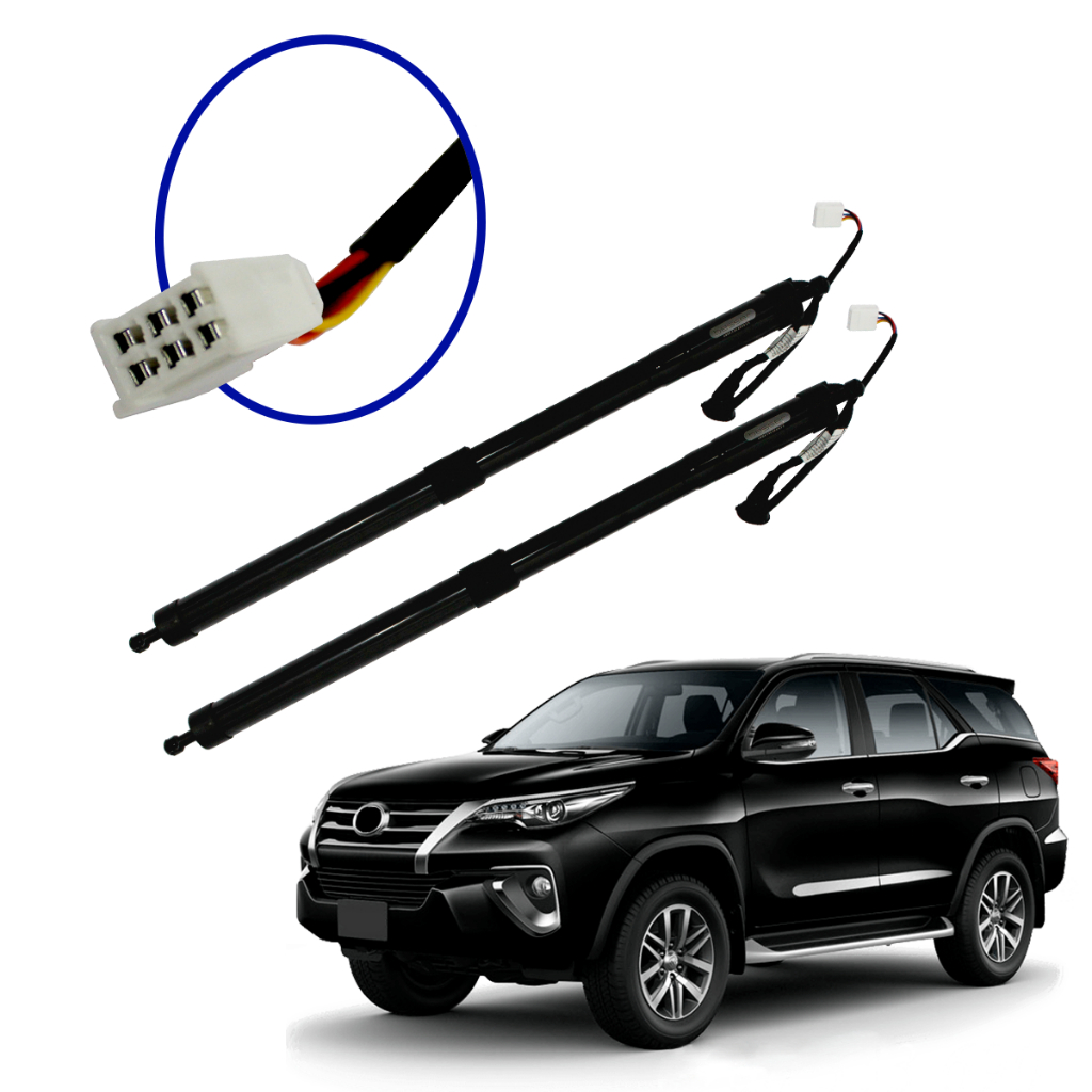 Par Amortecedor Elétrico Tampa Traseira Hilux Sw4 2016 à 2026 Pistão Elétrico Porta Malas Hilux Sw4