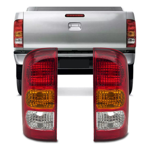 Lanterna Traseira Toyota Hilux 2005 06 07 08 09 10 2011 Tricolor Lado Esquerdo Motorista