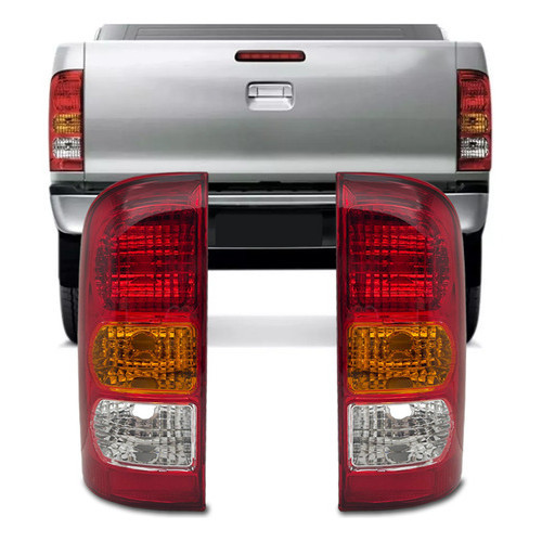 Lanterna Traseira Toyota Hilux 2005 06 07 08 09 10 2011 Tricolor Lado Direito Passageiro