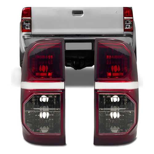 Lanterna Traseira Fume Hilux 2012 2013 2014 2015 Sr Srv Lado Esquerdo Motorista