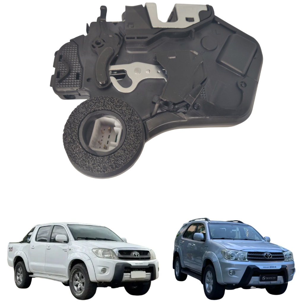 Fechadura Trava Elétrica Portas Traseiras Toyota Hilux E SW4 2005 Até 2015