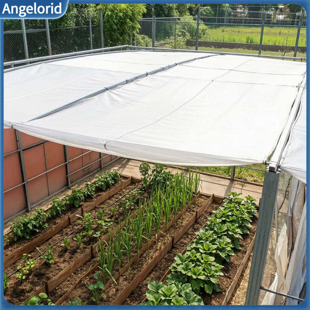Tear Resistant Fabric Garden Shade Cloth Non-woven Plant 13ft 19ft – Greenhouse Sun Protection Vegetable Row Cover Whi