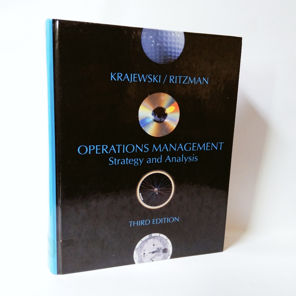 Livro - Operations Management - Strategy and Analysis - 3ª Ed. capa dura - Lee J. Krajewski, Larry P. Ritzman
