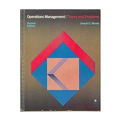 Operations Management: Theory and Problems autor Joseph G. Monks