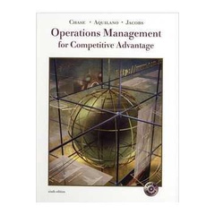 Operations Management For Competitive Advantage (+ Cd-rom) autor Richard Chase; Nicholas Aquilano; F. Robert Jacobs