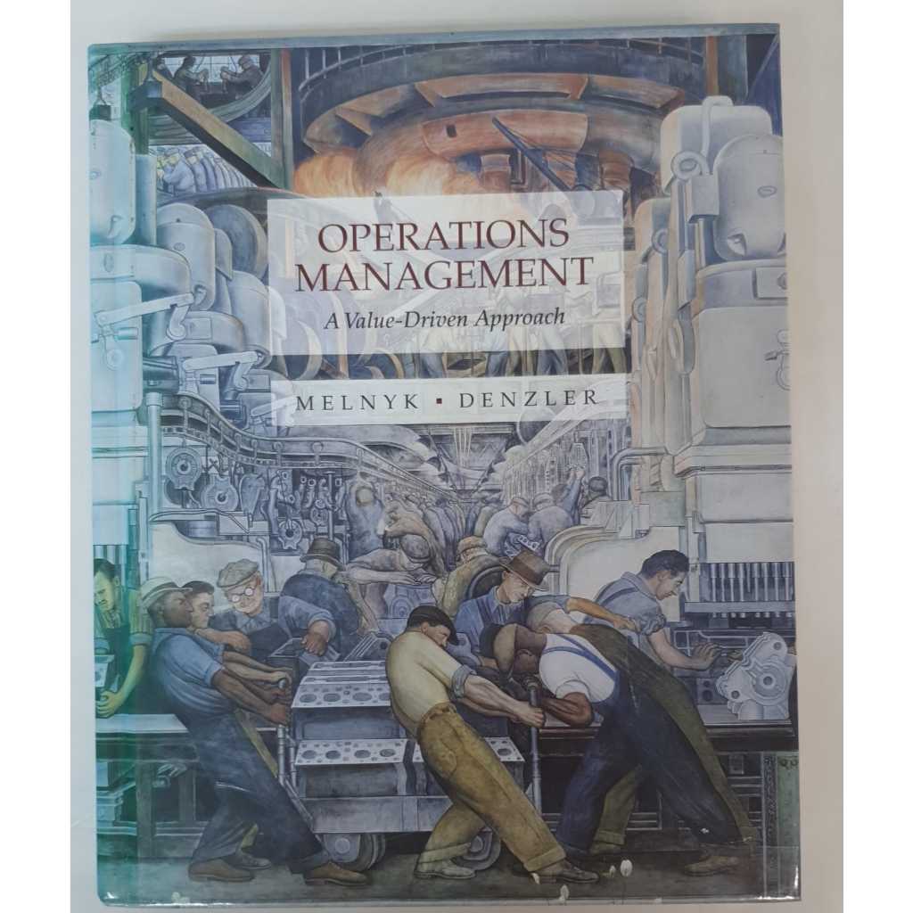 LIVRO Operations Management - Autor: Melnyk - Editora: McGraw Hill - R2203