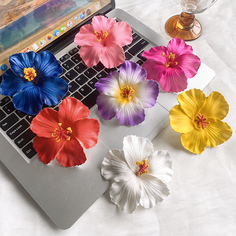 Grampo De Cabelo Flor De Ovo Para Feminino Floral Headwear Colorido Elegante Acessórios