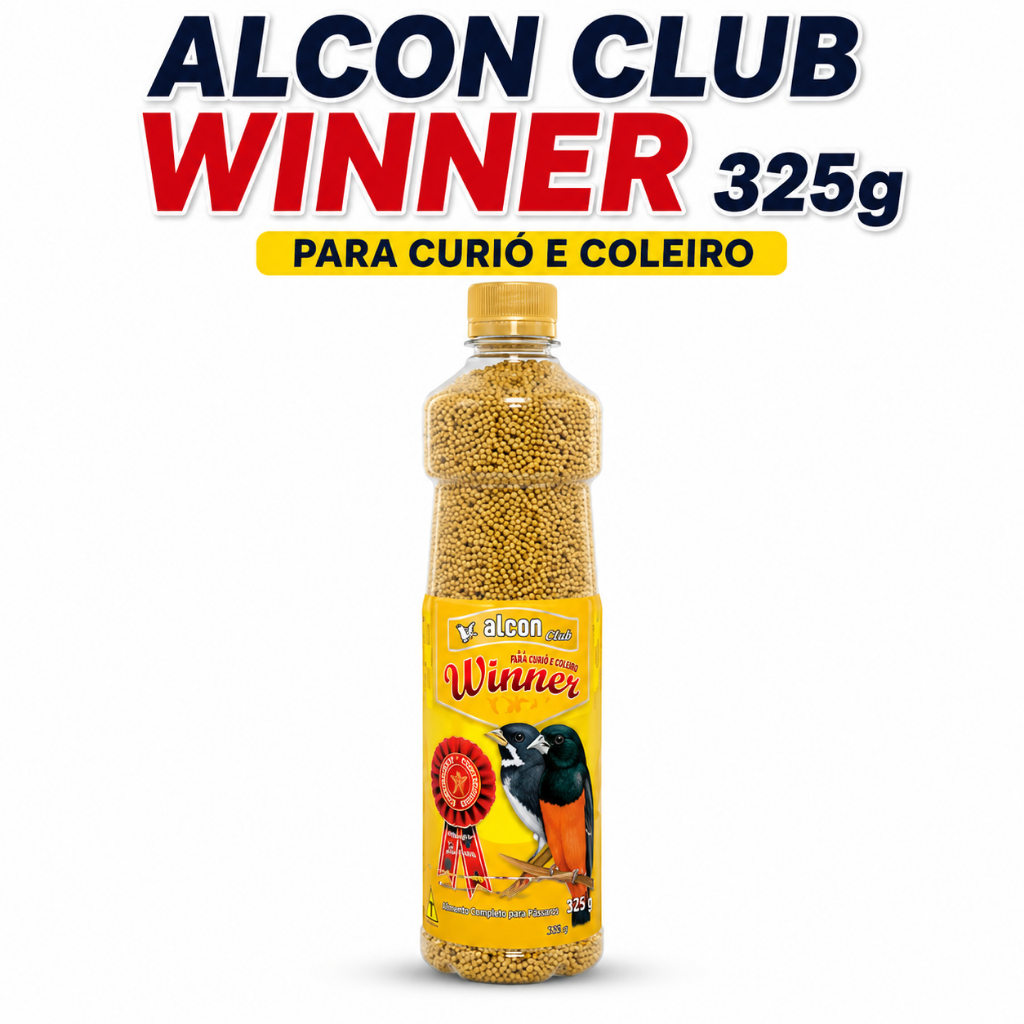 Ração Alcon Club Premium Winner 325g para Curió e Coleiro Alimento Completo