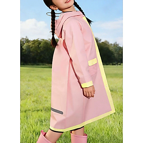 Novo estilo crianças EVA capa de chuva meninos meninas corpo inteiro à prova de chuva mochila posição estendida Poncho c