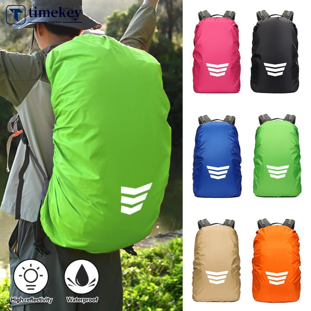 TIMEKEY Capa De Chuva Mochila Reflexiva Camo Ciclismo Ao Ar Livre Caminhadas Escalada Saco À Prova Dwaterproof Água Poei