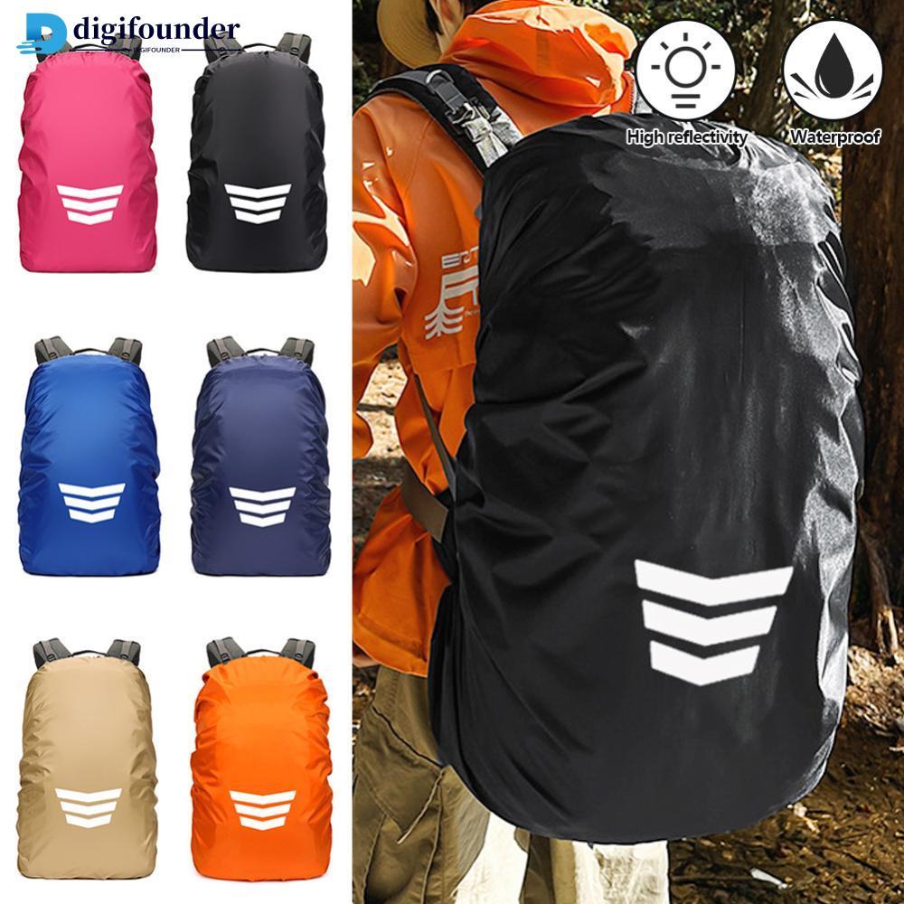 DIGIFOUNDER Capa De Chuva Mochila Reflexiva Camo Ciclismo Ao Ar Livre Caminhadas Escalada Bolsa À Prova D'água Contra Po