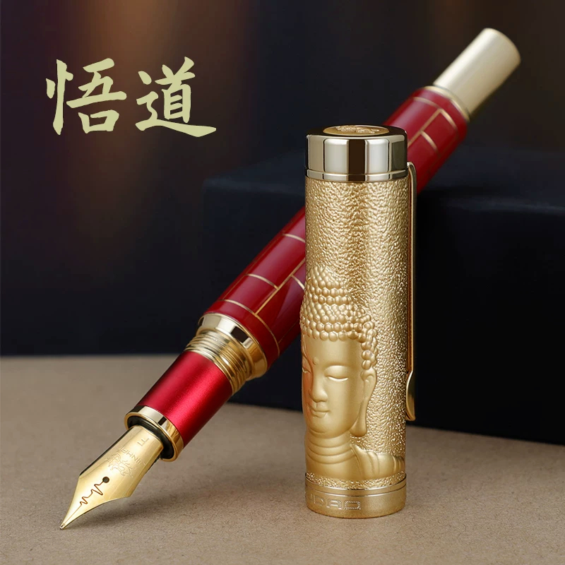 Caneta-Tinteiro Luxuosa JinHao Awakening to the Truth Série 35 Com Caixa Para Presentes De Escritório Escolar (Sem Tinta