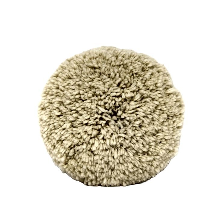 Boina de Lá Branca Dupla Face Corte Pesado 125mm - 5 pol. RAZOR  (GoEcoWash)