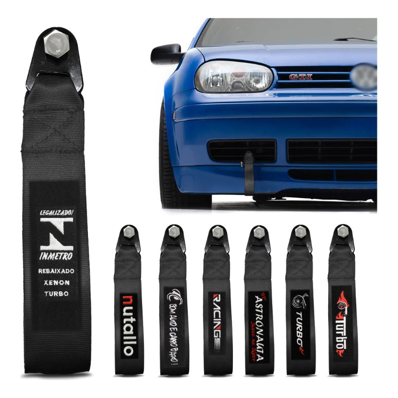 Tow Strap Hook Cinta Para Reboque Fita Esportiva Tuning