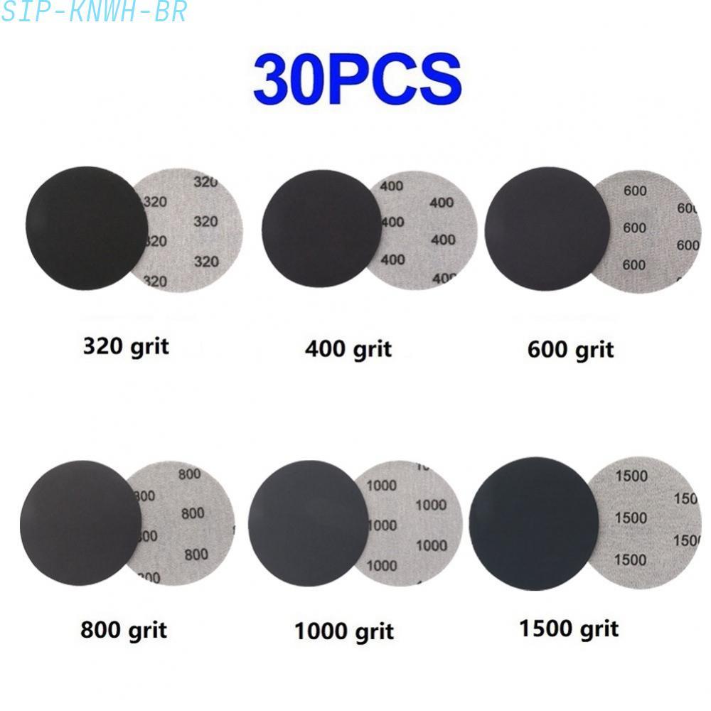 [SIP-KNWH-BR]Sandpaper Sheet Sandpaper Wet/Dry Grit 320-1500 Hook And Loop Hook&Loop-New In 11-