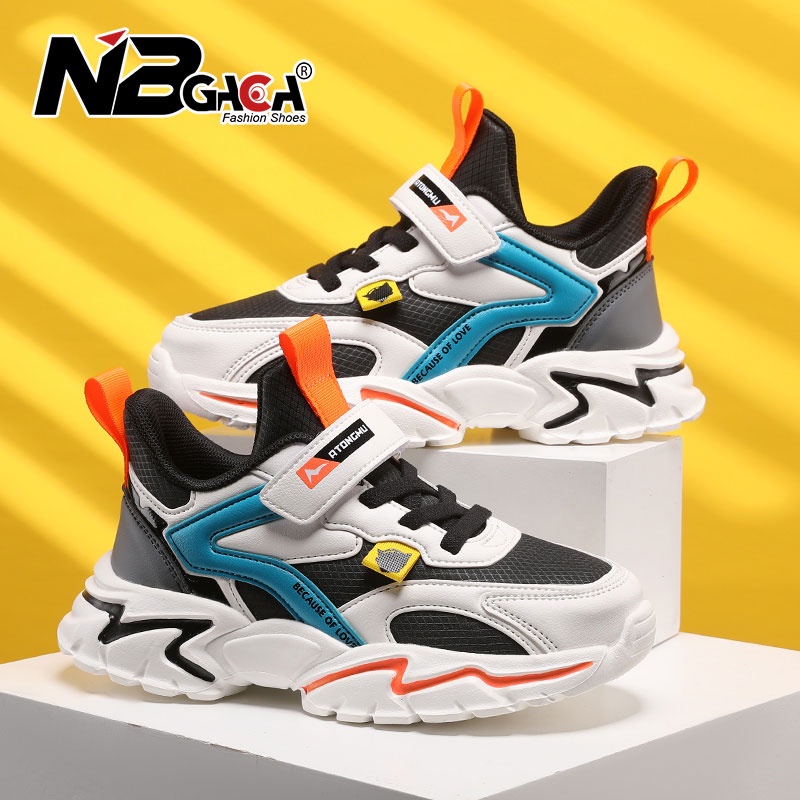 2023 New Children Shoes For Girls Fashion Sneakers Boys Comfortable Casual Leather Sports Breathable Plus Size 28-40