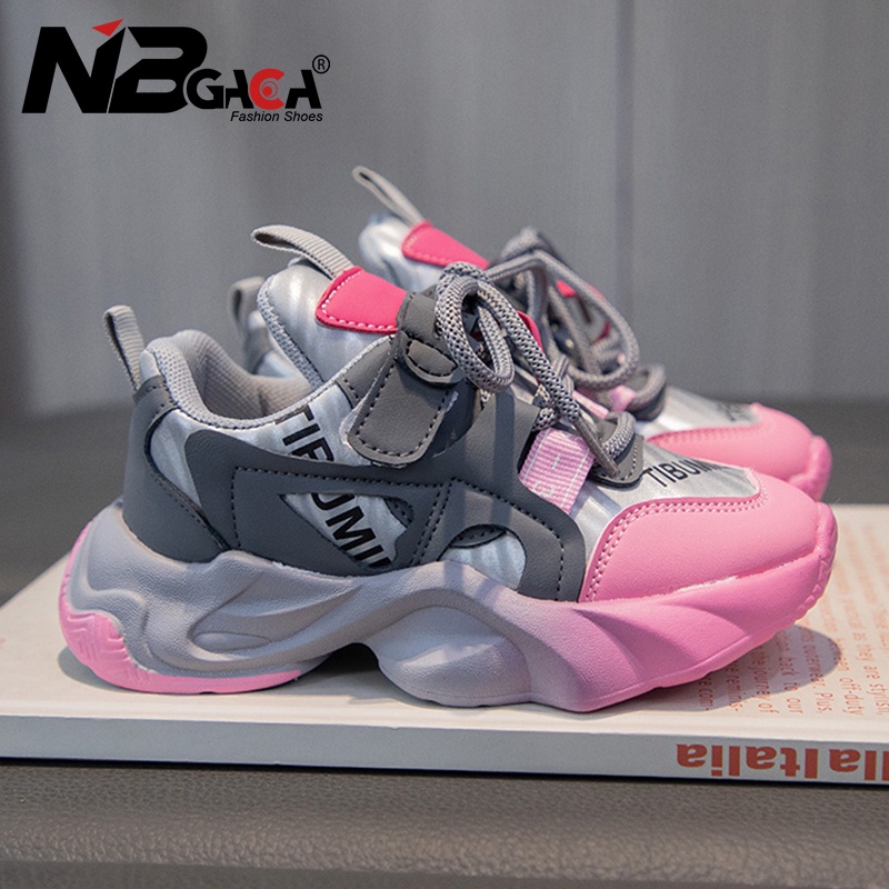 Korean children's shoes with thick soles sporty style girls' leisure new fashion comfortable children's shoes outdoor