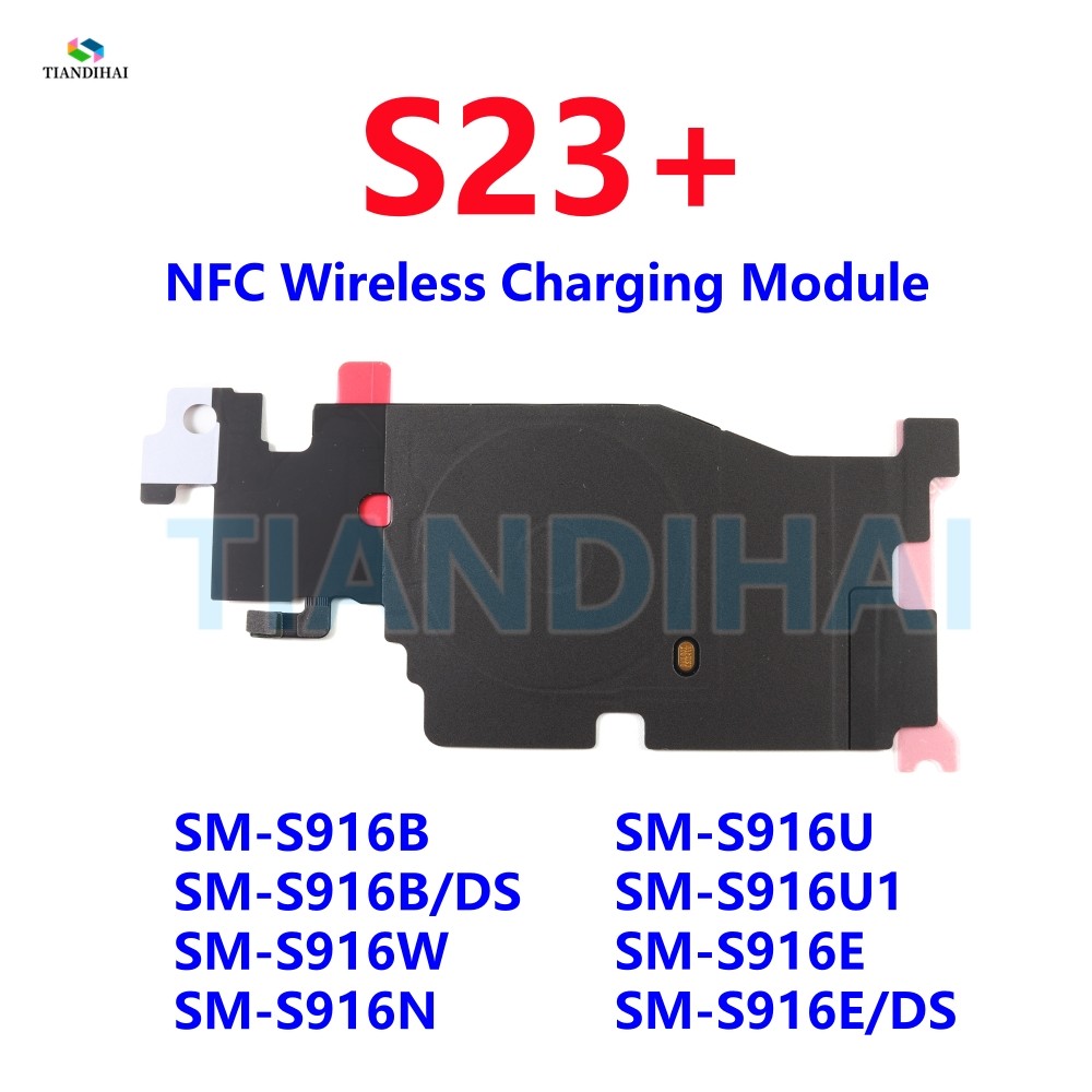 Para Samsung Galaxy S23 + S916B S916B/DS S916U S23PLUS S23 Plus NFC Módulo De Carregamento Sem Fio Carregador Painel Bob