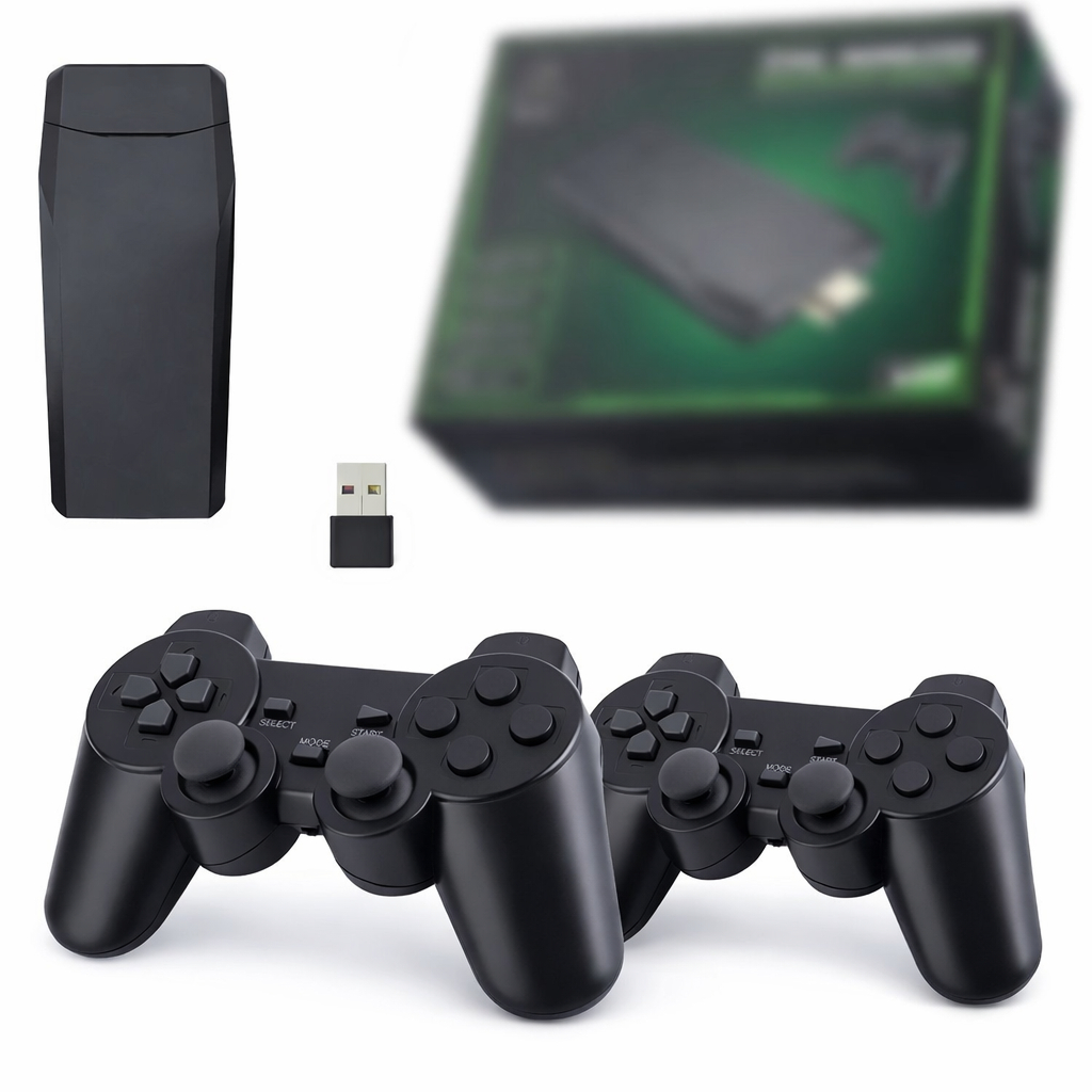 Game Stick Lite 4K HDMI + 2 Controles Sem Fio