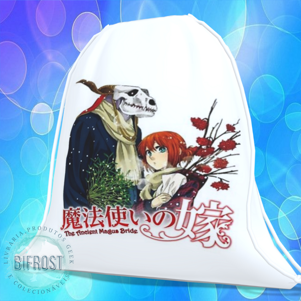 Mochila Bolsa Anciant Magus Bride Elias E Chise presente Aniversário Geek otaku