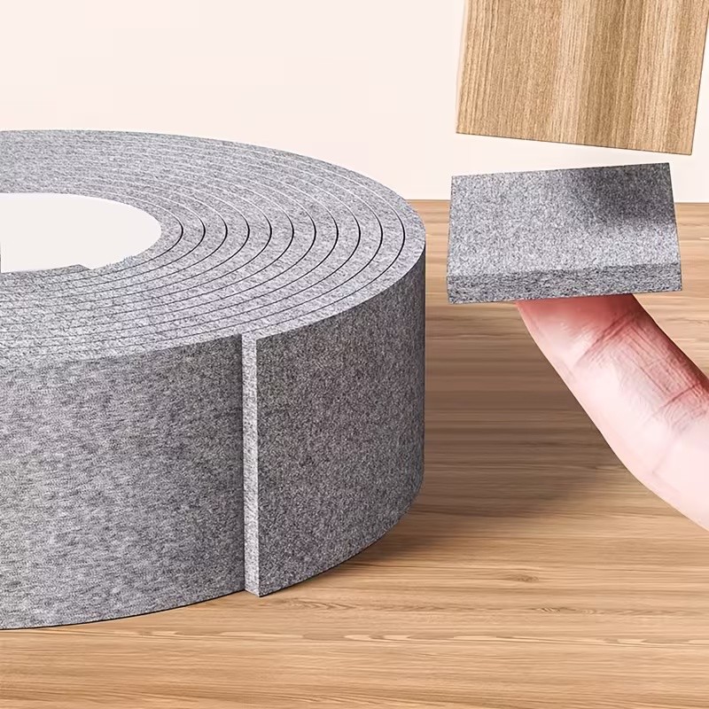 1pc 2/4m Auto-Adesivo Feltro Móveis Perna Almofada Antiderrapante Tapete Protetor De Chão Resistente Ao Desgaste Mesa Ca