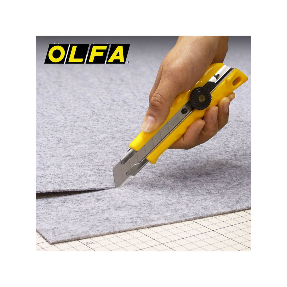 Japão japão OLFA grande faca utilitária faca de corte resistente L-1/2 afiada expressa Unboxing faca L5-AL corte de pape