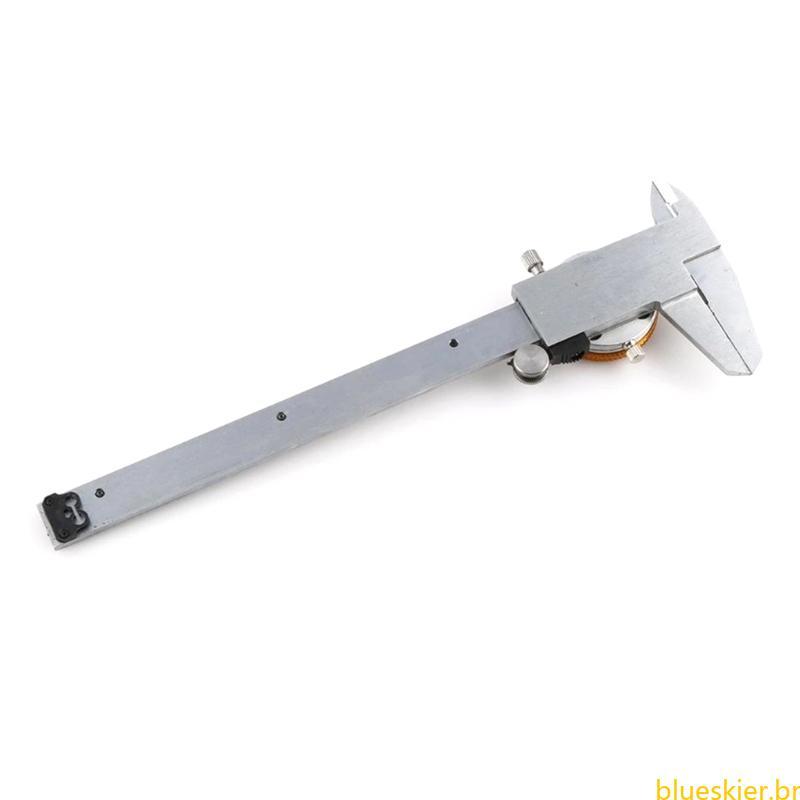 Melhor Paquímetro Vernier Medidor Discagem Pinças Metal Régua Ferramentas Medição Profundidade